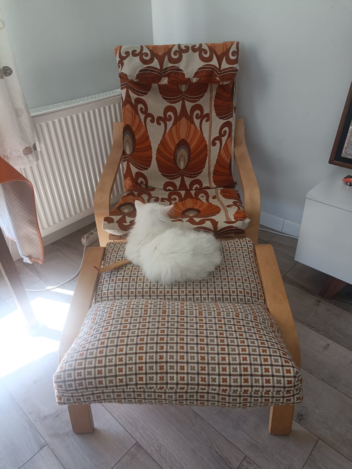 ALIBEYKOY _ IKEA Poäng Tekli Koltuk + ayaklik -  LAZY CHAIR + FOOTREST